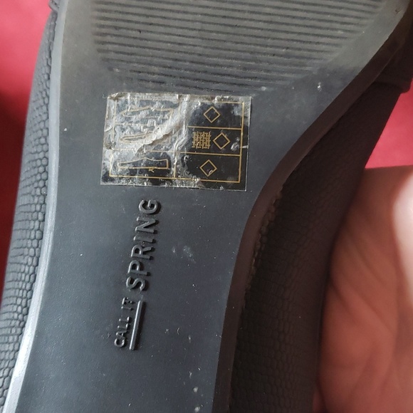 CALL IT SPRING VEGAN Fibocchi Black Ballet Flat Loafer Low heel 7.0- 7.5 - Picture 5 of 8